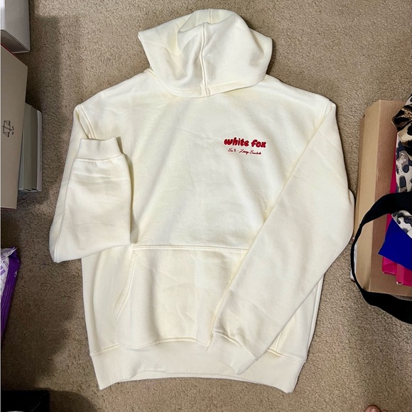 White Fox Boutique Era 8 Hoodie (Cherry Cream) - Picture 12 of 14